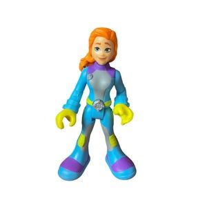 Mattel Fisher Price Rescue Heroes Sandy Toy Action Figure Game Girl Doll 6 Inch